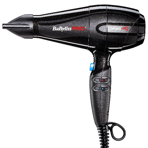 Фен BaByliss Pro CARUSO HQ, 2400 Вт, ионизация, 2 насадки