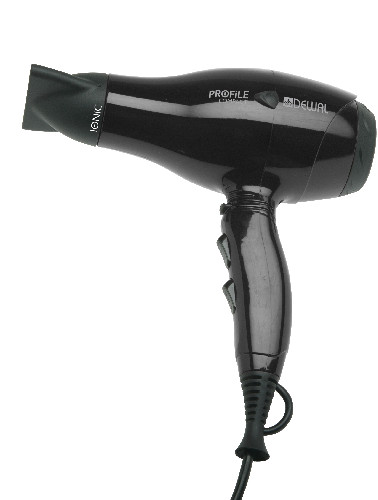 Фен DEWAL Profile Compact  черный, 2000 Вт, ионизация, 2 насадки