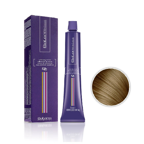 8.0 Перманентный краситель светлый блондин холодный Salermvision Salerm Cosmetics, 75 мл NEW