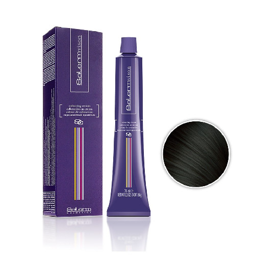 3.0 Перманентный краситель темный каштан холодный Salermvision Salerm Cosmetics, 75 мл NEW 