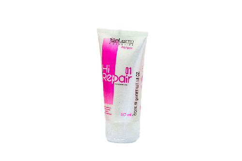 Шампунь для восстановления истонченных волос Shampoo Hi-repair 01 Salerm Cosmetics, 50 мл 