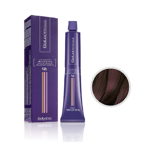 4,5 Перманентный краситель каштан махагоновый, Salermvision Salerm Cosmetics, 75 мл