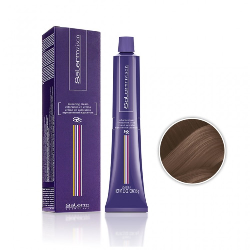 6,721 Перманентный краситель холодный коричневый, Salermvision Salerm Cosmetics, 75 мл