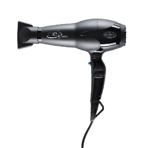 Фен COIF*IN NEneeRi 2300 Вт, 2 насадки, с ионизацией, цвет черный
